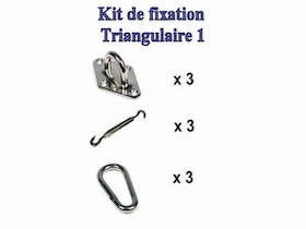 TRINGPONTET - Fixing Kit Dreieck (Ankerplatte)